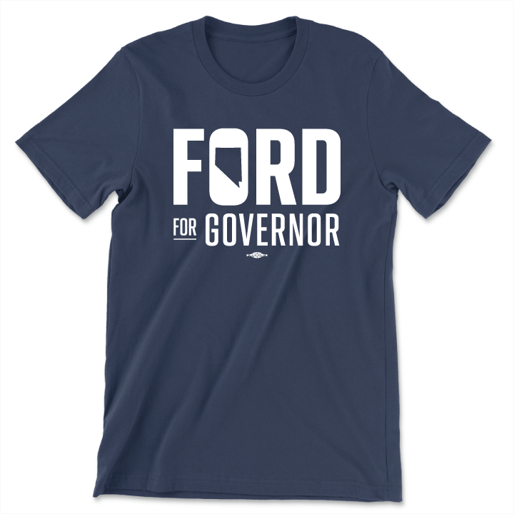 Ford For Governor (Unisex Navy Tee)